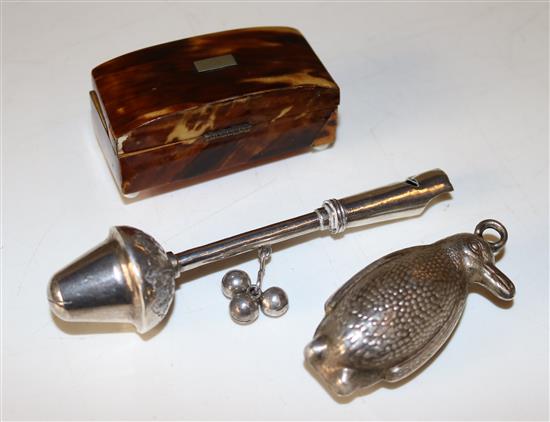 Silver rattle etc